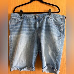 Old Navy The Flirt Light Blue Jean Shorts